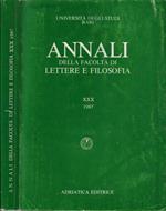 Università degli Studi di Bari annali della Facoltà di Lettere e Filosofia XXX 1987