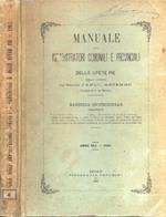 Manuale degli amministratori comunali e provinciali e delle opere pie Anno XLI - 1902