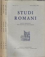 Studi romani anno 1961 N. 1, 4, 5