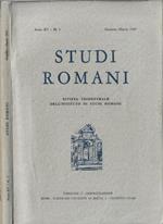 Studi romani anno 1967 N. 1, 3