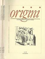 Origini, n. 34, giugno n. 35, novembre n. 36, dicembre anno XII, 1998