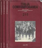 Italia contemporanea anno 1998 N. 211, 212, 213