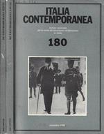 Italia contemporanea anno 1990 N. 180, 181
