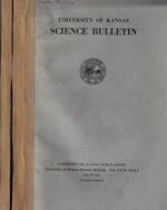University of Kansas Science Bulletin Vol. XXIX part. I, II 1943