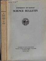 University of Kansas Science Bulletin Vol. XXXIX