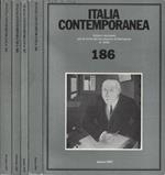 Italia contemporanea anno 1992 N. 186, 187, 188, 189