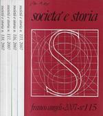 Società e storia anno 2007 N. 115, 116, 117, 118