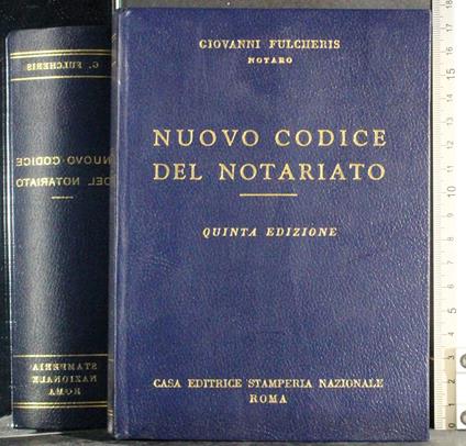 Nuovo codice del notariato - copertina