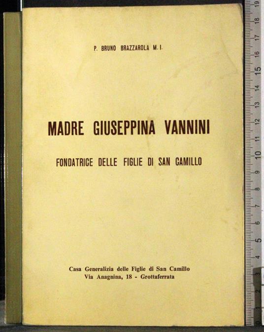 Madre Giuseppina Vannini - copertina