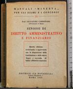 Sinossi di diritto amministrativo e finanziario