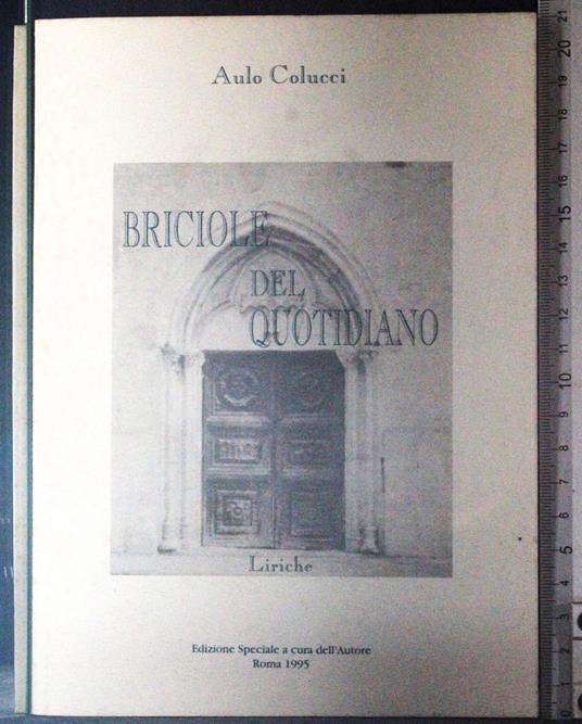 Briciole del quotidiano. Liriche - copertina