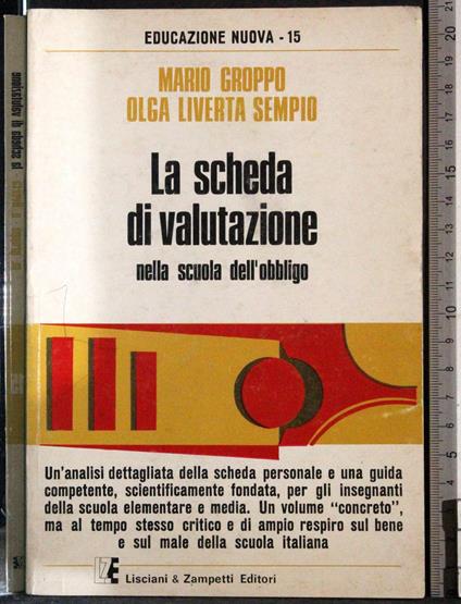 Educazione nuova 15. La scheda di valutazione - copertina