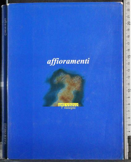 Affioramenti. Arti visive - copertina