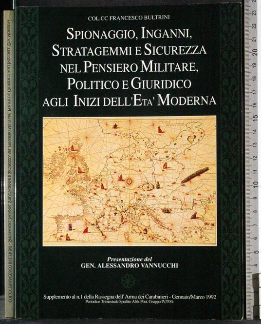 Spionaggio, inganni, stratagemmi e sicurezza - copertina