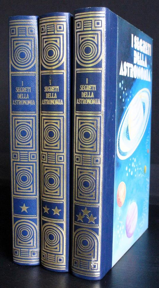 I segreti della astronomia. 3 Volumi - copertina