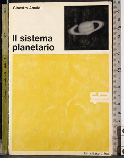 Il sistema planetario - Ginestra Amaldi - copertina