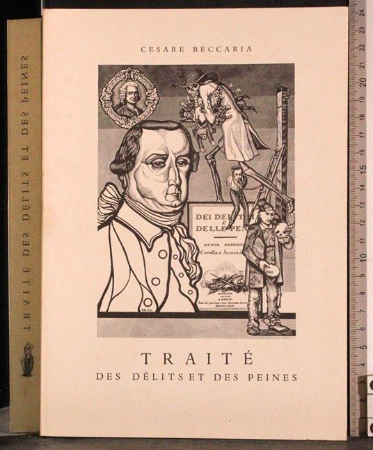 Traité des delits et des peines - Cesare Beccaria - copertina