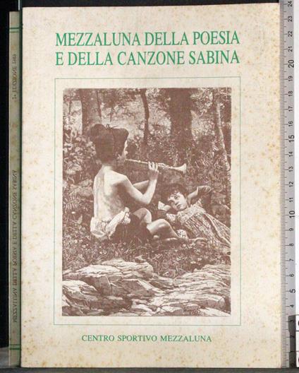 Mezzaluna della poesia e della canzone sabina - copertina