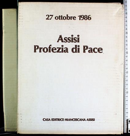 Assisi. Profezia di Pace - copertina