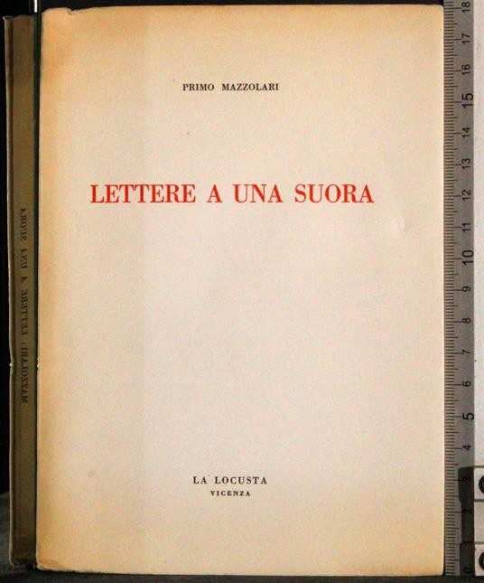 Lettere a una suora - Primo Mazzolari - copertina