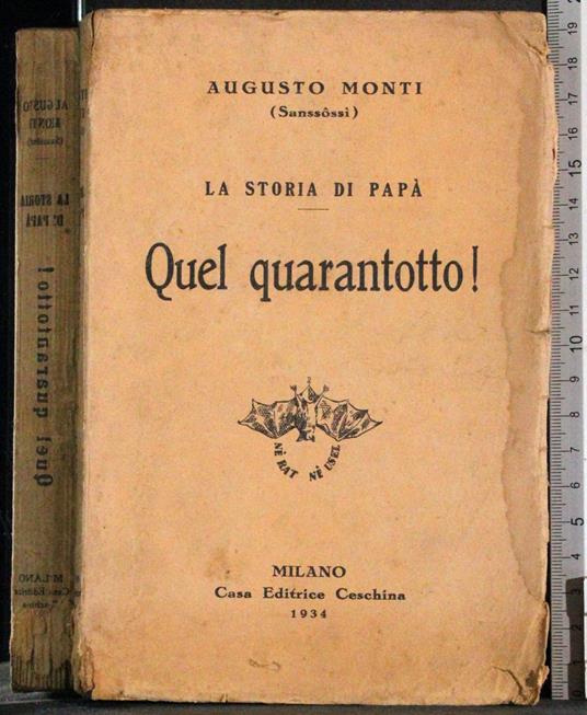 storia di papà. Quel quarantotto! - Augusto Monti - copertina