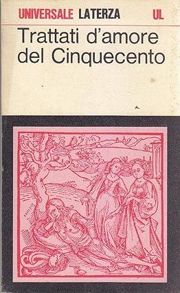 Trattati D'Amore Del Cinquecento - copertina