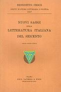 Saggi Sulla Letteratura Italiana Del Seicento