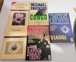 Stock n. 5 - cinque romanzi di Michael Crichton  Casi di emergenza /Congo /Andromeda/La grande rapina al treno /Viaggi