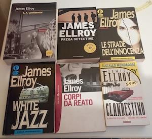 Stock n. 20 - 6  gialli di James Ellroy , titoli in foto e nelle note. - James Ellroy - copertina