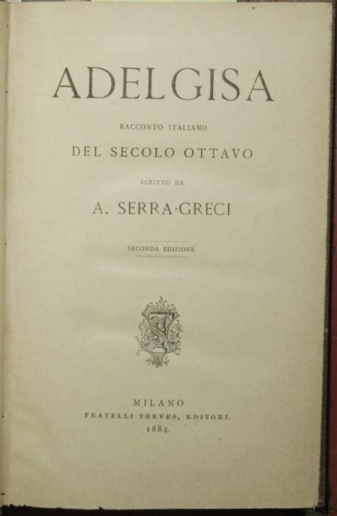 Adelgisa; La fidanzata di Palermo - copertina