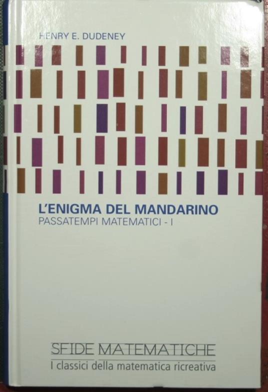 L' enigma del mandarino - copertina