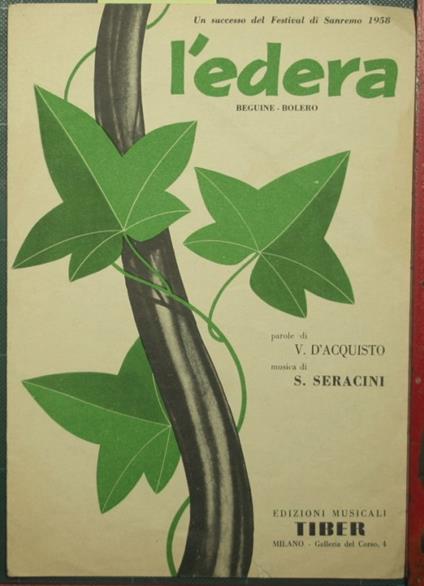 L' edera - copertina