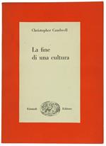 Fine Di Una Cultura