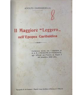 Il Maggiore "Leggero" nell'Epopea Garibaldina - copertina