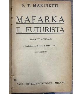 Mafarka il futurista - copertina