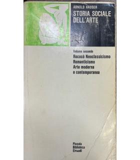 Storia sociale dell'Arte. Volume secondo - Arnold Hauser - copertina