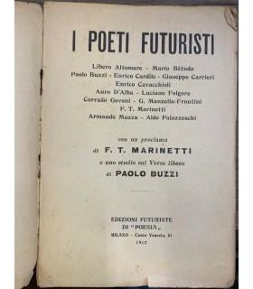 I poeti futuristi - copertina