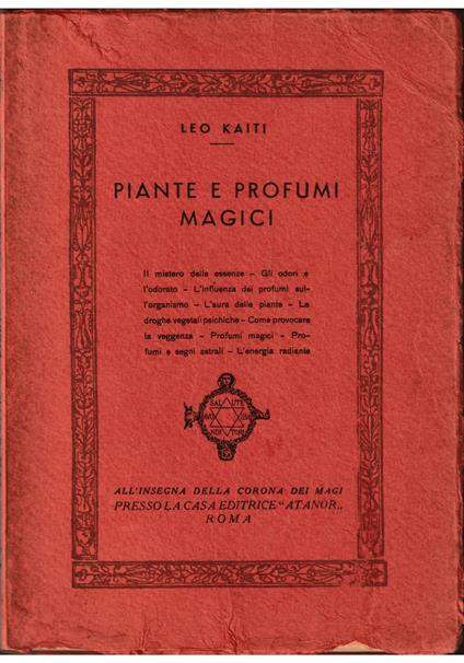 Piante e profumi magici - Leo Kaiti - copertina