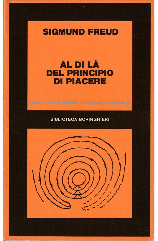 Al di là del principio di piacere 1920 - Sigmund Freud - copertina