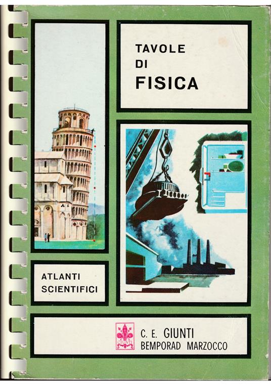 Tavole di fisica - copertina