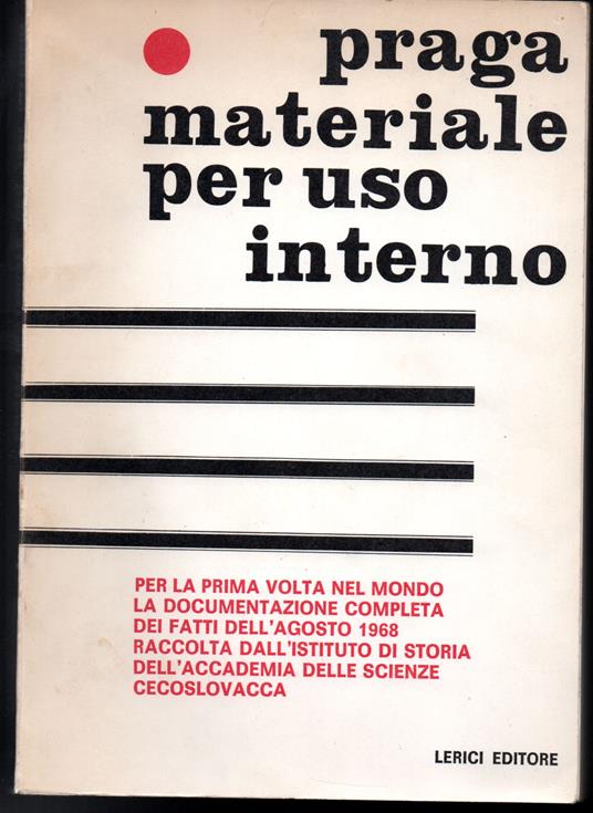 Praga Materiale per uso interno - copertina