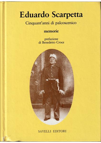 Cinquant'anni di palcoscenico Memorie - copertina