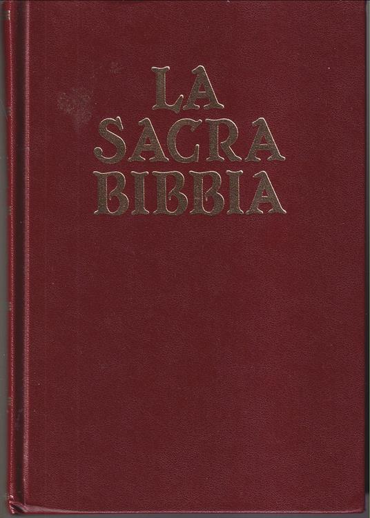 sacra Bibbia Edizione ufficaile della C.E.I - Anonimo - copertina