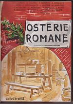 Osterie romane Prefazione di Giuseppe Bottai