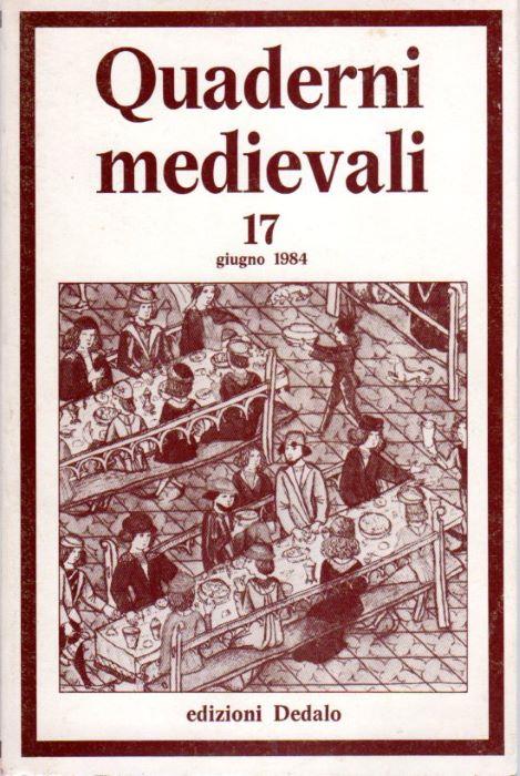 Quaderni medievali 17: giugno 1984 - copertina