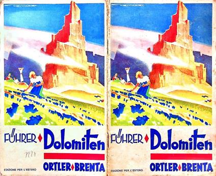 Führer Dolomiten, Ortler - Brenta (deutsche Sprache) - copertina