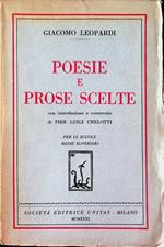 Poesie e prose scelte