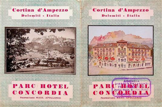 Parc Hotel Concordia, Cortina d'Ampezzo, Dolomiti - Italia - copertina