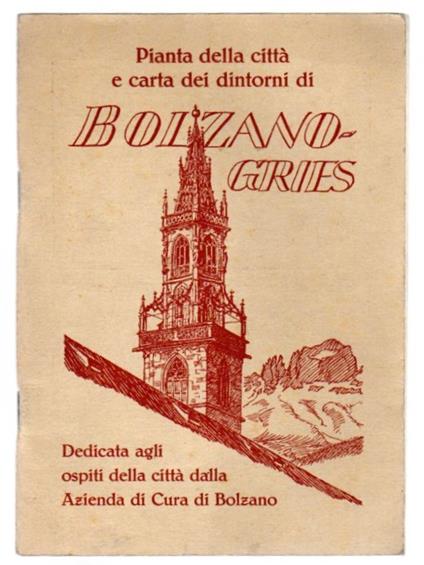 Guida alla pianta della città di Bolzano - copertina