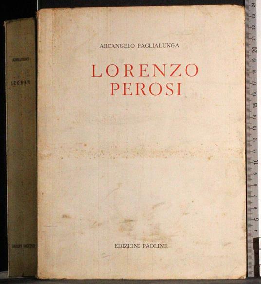 Lorenzo Perosi - copertina